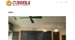 Desktop Screenshot of cubberspizza.com