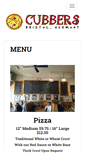 Mobile Screenshot of cubberspizza.com