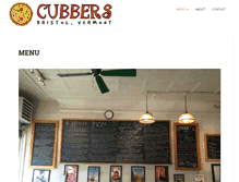 Tablet Screenshot of cubberspizza.com